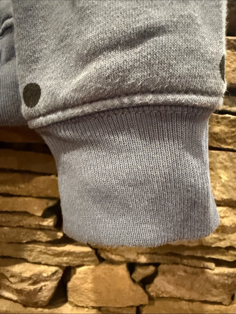 GAP Light Blue Polka Dot Zip-Up Hoodie